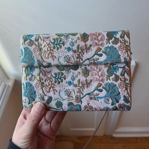 Urban Outfitters Floral Mini Bag - Pink and Blue
